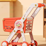 Maxbell Kids Shopping Cart Funny Early Learing for Boys Girls Children Creative Toys Red