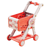 Maxbell Kids Shopping Cart Funny Early Learing for Boys Girls Children Creative Toys Red