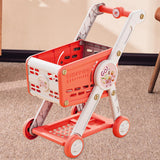 Maxbell Kids Shopping Cart Funny Early Learing for Boys Girls Children Creative Toys Red