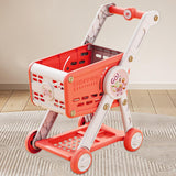Maxbell Kids Shopping Cart Funny Early Learing for Boys Girls Children Creative Toys Red