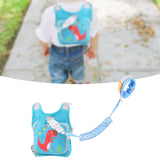 Maxbell Anti Lost Wristband Children Wrist Traction Rope for Walking Travel Shopping green