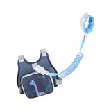 Maxbell Anti Lost Wristband Children Wrist Traction Rope for Walking Travel Shopping dark blue