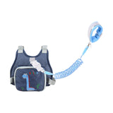 Maxbell Anti Lost Wristband Children Wrist Traction Rope for Walking Travel Shopping dark blue