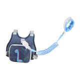 Maxbell Anti Lost Wristband Children Wrist Traction Rope for Walking Travel Shopping dark blue