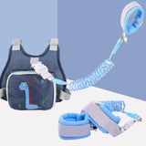 Maxbell Anti Lost Wristband Children Wrist Traction Rope for Walking Travel Shopping dark blue