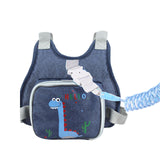 Maxbell Anti Lost Wristband Children Wrist Traction Rope for Walking Travel Shopping dark blue