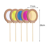Maxbell 5x Color Paddles Educational Optical Learning for Kids Children Holiday Gift