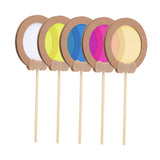 Maxbell 5x Color Paddles Educational Optical Learning for Kids Children Holiday Gift