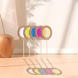 Maxbell 5x Color Paddles Educational Optical Learning for Kids Children Holiday Gift