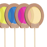 Maxbell 5x Color Paddles Educational Optical Learning for Kids Children Holiday Gift