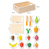 Maxbell Cutting Play Pretend Food Kitchen Accessories for Boy Girl Ages 3+ Years Old