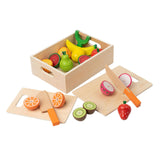 Maxbell Cutting Play Pretend Food Kitchen Accessories for Boy Girl Ages 3+ Years Old