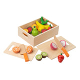 Maxbell Cutting Play Pretend Food Kitchen Accessories for Boy Girl Ages 3+ Years Old