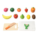 Maxbell Cutting Play Pretend Food Kitchen Accessories for Boy Girl Ages 3+ Years Old