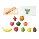 Maxbell Cutting Play Pretend Food Kitchen Accessories for Boy Girl Ages 3+ Years Old