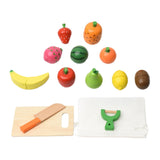 Maxbell Cutting Play Pretend Food Kitchen Accessories for Boy Girl Ages 3+ Years Old