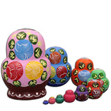 Maxbell 10 Pieces Russian Nesting Doll Matryoshka Doll for Tabletop Home Collectible