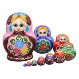 Maxbell 10 Pieces Russian Nesting Doll Matryoshka Doll for Tabletop Home Collectible