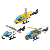 Maxbell Diecast Alloy Helicopter Ornament for Kids Adults Birthday Gift Airplane Toy yellow