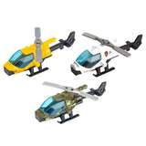 Maxbell Diecast Alloy Helicopter Ornament for Kids Adults Birthday Gift Airplane Toy yellow