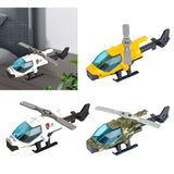 Maxbell Diecast Alloy Helicopter Ornament for Kids Adults Birthday Gift Airplane Toy yellow