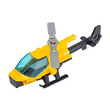 Maxbell Diecast Alloy Helicopter Ornament for Kids Adults Birthday Gift Airplane Toy yellow
