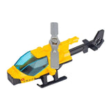 Maxbell Diecast Alloy Helicopter Ornament for Kids Adults Birthday Gift Airplane Toy yellow