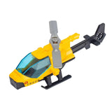 Maxbell Diecast Alloy Helicopter Ornament for Kids Adults Birthday Gift Airplane Toy yellow