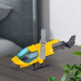 Maxbell Diecast Alloy Helicopter Ornament for Kids Adults Birthday Gift Airplane Toy yellow