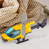 Maxbell Diecast Alloy Helicopter Ornament for Kids Adults Birthday Gift Airplane Toy yellow