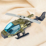 Maxbell Diecast Alloy Helicopter Ornament for Kids Adults Birthday Gift Airplane Toy green
