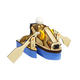 Maxbell Mini Boat Model Kits Self Assembly Brain Teaser Building Model Toy Kids Gift