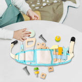 Maxbell Kids Tool Belt Educational Toy Wood Toy Set for Children Birthday Gifts Kids