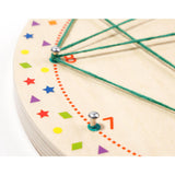 Maxbell Kids Lacing Threading Toy Preschool Learning Shape Lacing Projects for Kids