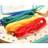 Maxbell Kids Lacing Threading Toy Preschool Learning Shape Lacing Projects for Kids