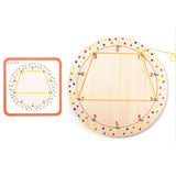 Maxbell Kids Lacing Threading Toy Preschool Learning Shape Lacing Projects for Kids