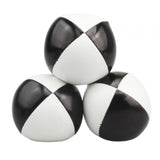 Maxbell 3x Toss Ball Funny Portable Juggle Balls for Training Backyard Entertainment black and white