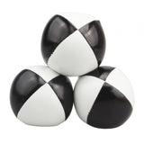 Maxbell 3x Toss Ball Funny Portable Juggle Balls for Training Backyard Entertainment black and white