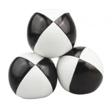 Maxbell 3x Toss Ball Funny Portable Juggle Balls for Training Backyard Entertainment black and white