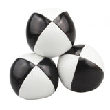 Maxbell 3x Toss Ball Funny Portable Juggle Balls for Training Backyard Entertainment black and white