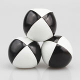 Maxbell 3x Toss Ball Funny Portable Juggle Balls for Training Backyard Entertainment black and white