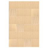 Maxbell 48 Pieces 1/12 Scale Dollhouse Flooring Bedroom Ornaments Wooden Floor Tiles
