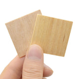 Maxbell 48 Pieces 1/12 Scale Dollhouse Flooring Bedroom Ornaments Wooden Floor Tiles