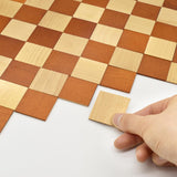 Maxbell 48 Pieces 1/12 Scale Dollhouse Flooring Bedroom Ornaments Wooden Floor Tiles