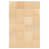 Maxbell 48 Pieces 1/12 Scale Dollhouse Flooring Bedroom Ornaments Wooden Floor Tiles