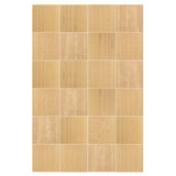 Maxbell 48 Pieces 1/12 Scale Dollhouse Flooring Bedroom Ornaments Wooden Floor Tiles