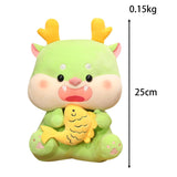 Maxbell 2024 New Year Stuffed Animal Doll Lovely Dragon Plush Toy for Holiday Office