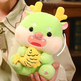 Maxbell 2024 New Year Stuffed Animal Doll Lovely Dragon Plush Toy for Holiday Office