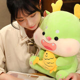 Maxbell 2024 New Year Stuffed Animal Doll Lovely Dragon Plush Toy for Holiday Office