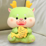 Maxbell 2024 New Year Stuffed Animal Doll Lovely Dragon Plush Toy for Holiday Office